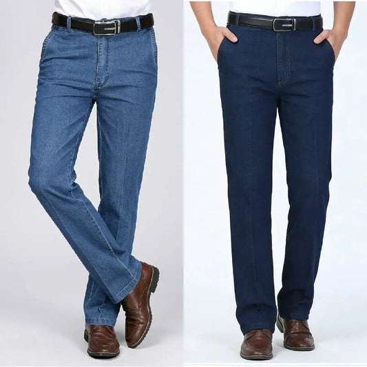 👖 Nuevos jeans de cintura alta para hombre, tallas grandes, colección 2026
