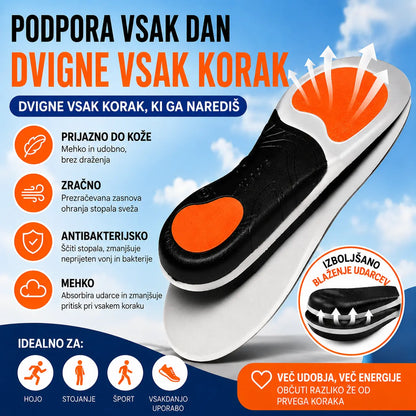 🔥【Kupite enega, dobite enega brezplačno】👣【Velikosti 35-46】⚡ Ortopedski športni vložek s podporo za stopalni lok – popolno blaženje, vrhunsko udobje