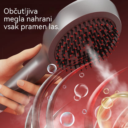 💆‍♀️Masažni glavnik s pršilom sprošča lasišče, masažni glavnik za oblikovanje in nego las za domačo uporabo z vibracijsko masažo