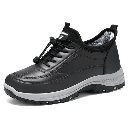 🔥❄️【40-45】2025 nowe męskie ciepłe buty zimowe, zamszowa podszewka, wodoodporne i antypoślizgowe, odpowiednie do aktywności na świeżym powietrzu