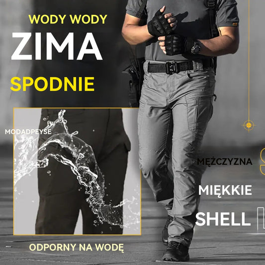 ⏳ 🔥Męskie Spodnie Wojskowe Taktyczne, Odporne na Wiatr i Ocieplające