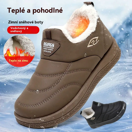 🔥🔥🔥Damskie ciepłe bawełniane botki, codzienne śniegowce, wodoodporne