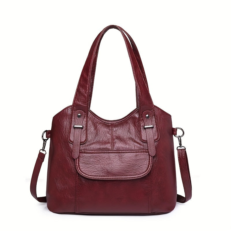 👜Nuevo bolso retro de hombro para mujer de cuero natural, disponible en seis colores💓