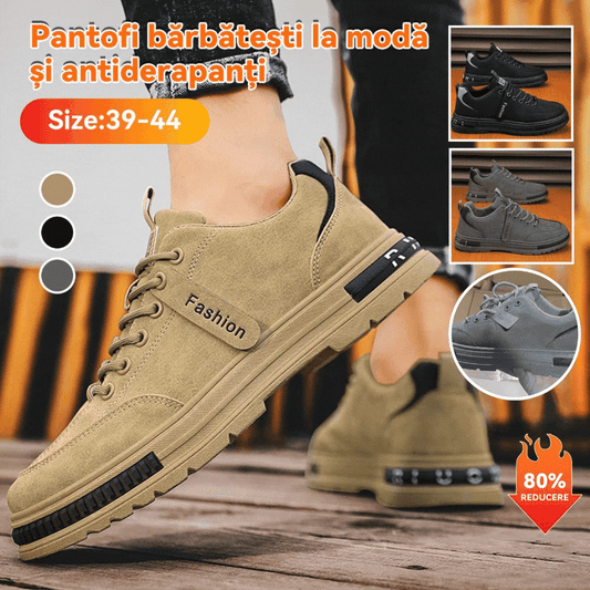 (Buty męskie) 🎉【39-44】Męskie miękkie skórzane trampki