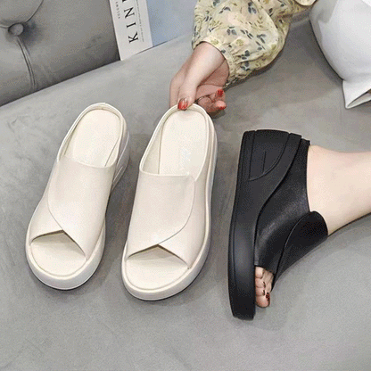 💥【Peta 5,5 cm 】Elegantni, minimalistični sandali z mehkim podplatom na peti