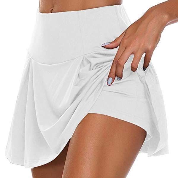 🔥【49% ZNIŻKI】👗【Kup 1, otrzymaj 1 za darmo】2 sztuki damskich sukienek ze zintegrowanymi spodenkami do sportu i fitnessu – dostępne w 13 kolorach