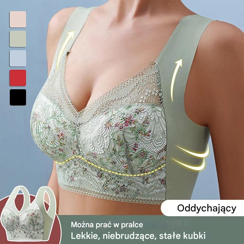 【3 sztuka】💕🎁Biustonosz Ice Silk Ultra-cienki, oddychający, regulowany [40 kg-100 kg]