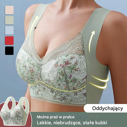 【3 sztuka】💕🎁Biustonosz Ice Silk Ultra-cienki, oddychający, regulowany [40 kg-100 kg]