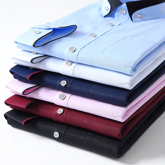 【S-4XL】👕2024 nowa, oddychająca męska koszula biznesowa na co dzień
