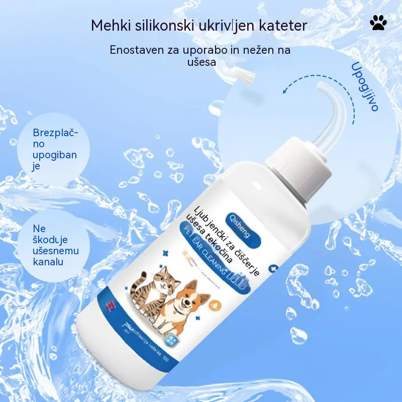 🐶🐱 Čistilo za ušesa za lajšanje srbečih ušes pri psih in mačkah.