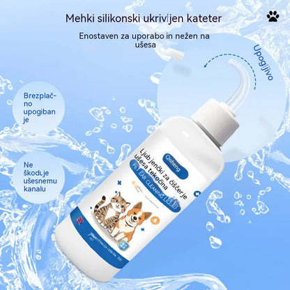 🐶🐱 Čistilo za ušesa za lajšanje srbečih ušes pri psih in mačkah.