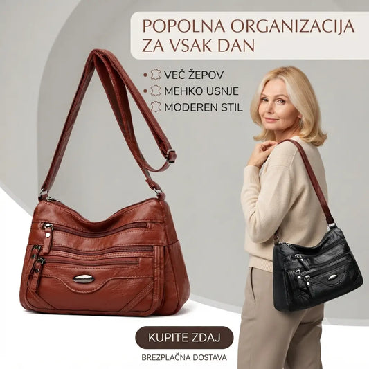 🔥 💟Nova mehka usnjena torba za čez ramo velike prostornine 2026
