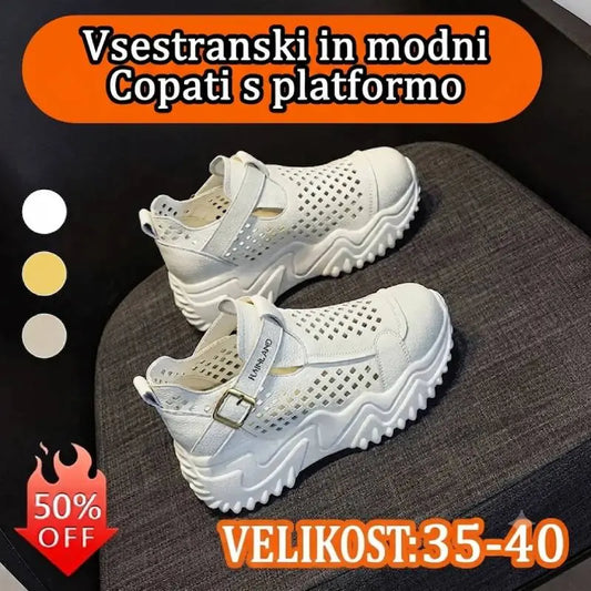 【35-40】Novi ležerni, zračni sandali z debelim podplatom, votli
