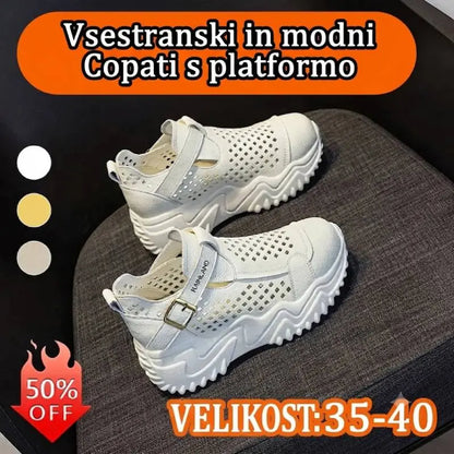 【35-40】Novi ležerni, zračni sandali z debelim podplatom, votli