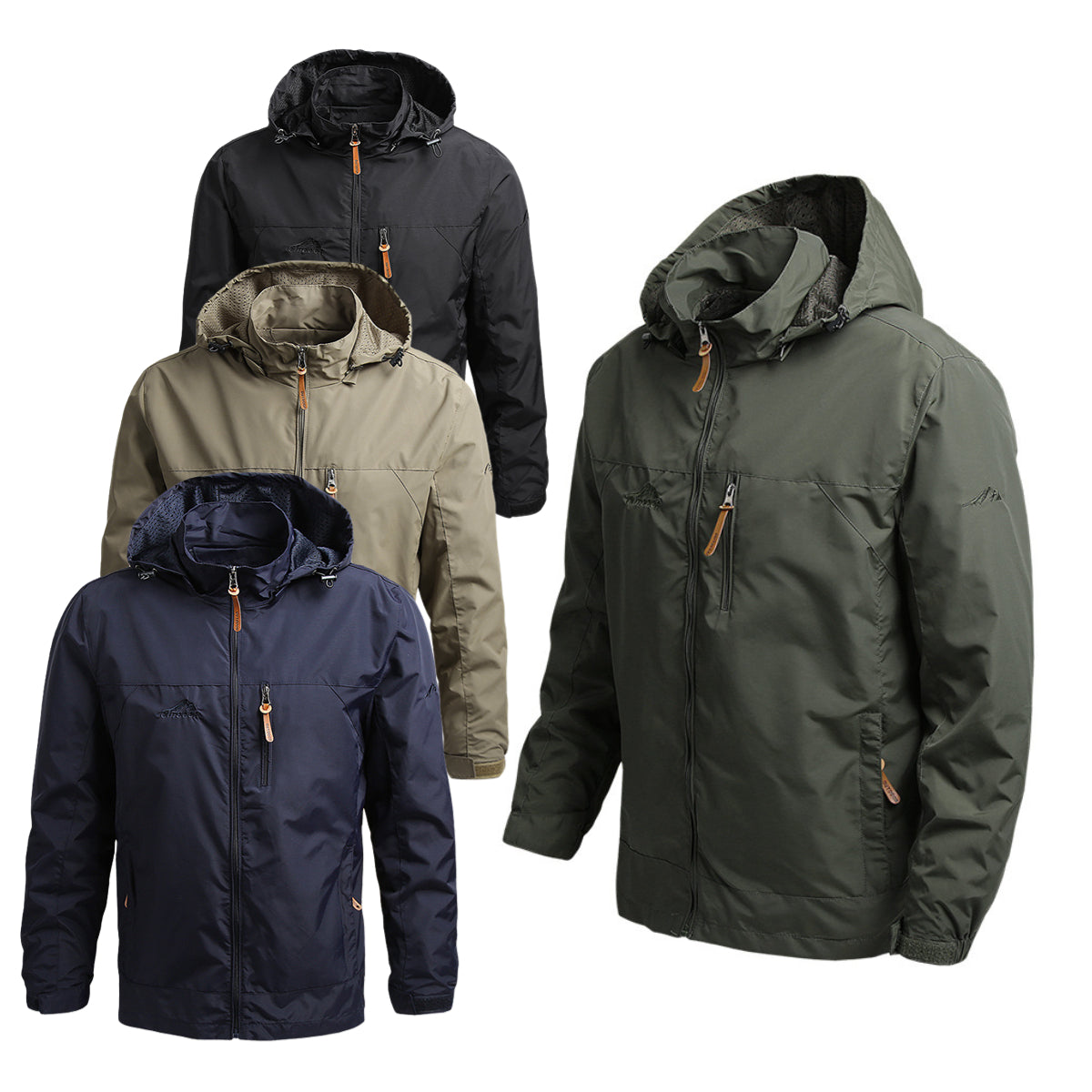 Εξωτερική εξάνθημα με κουκούλα χαλαρή τοποθέτηση συν μέγεθος casual σακάκι