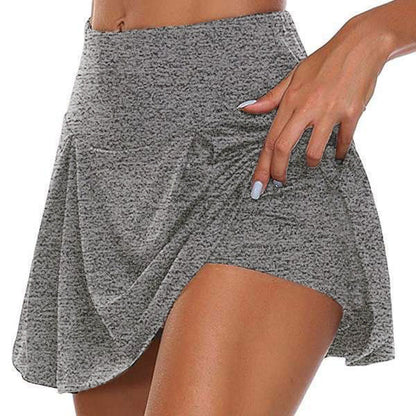 🔥【49% ZNIŻKI】👗【Kup 1, otrzymaj 1 za darmo】2 sztuki damskich sukienek ze zintegrowanymi spodenkami do sportu i fitnessu – dostępne w 13 kolorach