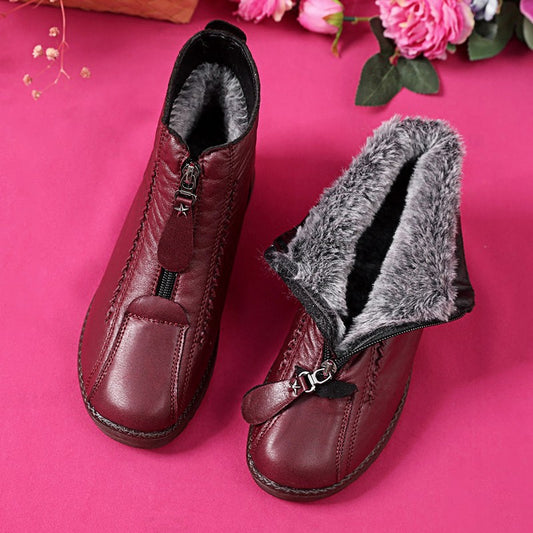 【35-41】Włoskie ręcznie wykonane damskie skórzane buty antypoślizgowe