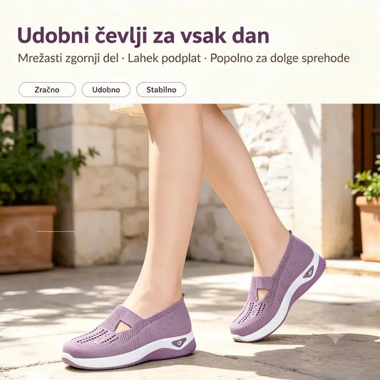 😍👟【Velikosti 35-41】Ortopedski, udobni, zračni in nedrseči ženski pohodni čevlji - Plačilo po povzetju