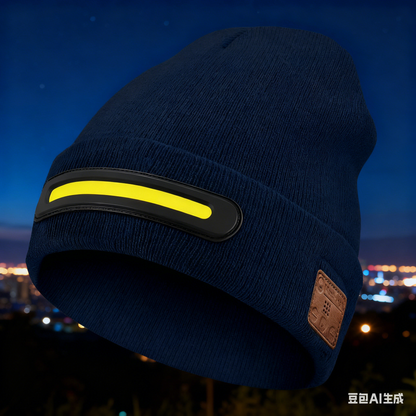 🔥🧢Nabíjecí LED čepice s Bluetooth，Zůstaňte v teple💡