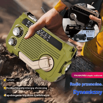 🏕️Przenośna wielofunkcyjna latarka radiowa AM