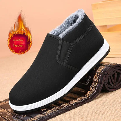 🔥【39-44】👟2024 jesienne i zimowe buty śniegowe dla osób w średnim i starszym wieku, pogrubione i aksamitne, ciepłe