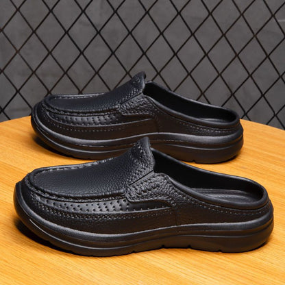 🔥👞【39-45】Novi stil udobnih i prozračnih ručno izrađenih muških papuča od prave kože