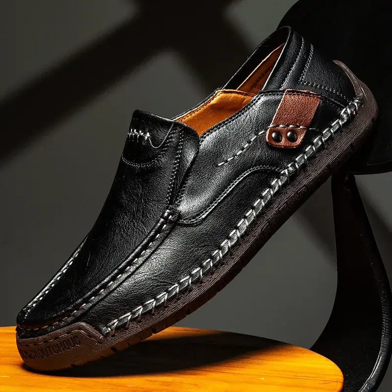 👞50% kedvezmény🔥【38-48】Kézzel készített bőr mokaszinok ✅️Utánvétes fizetés