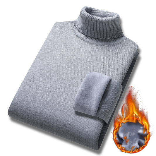 Nowym stylu, lekki, luksusowy męski sweter z golfem