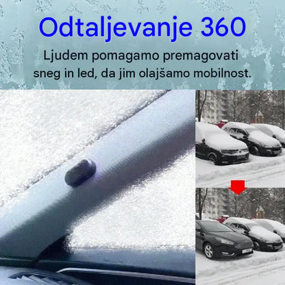🔥Najnižja cena za kratek čas【50 % popust za omejen čas】🔥Mini prenosni pripomoček za odtaljevanje – specializirano orodje za steklene površine in taljenje snega