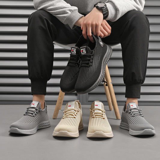 【30% ZNIŻKI】👟【39-44】Męskie wygodne, oddychające, siateczkowe, antypoślizgowe, modne buty casualowe