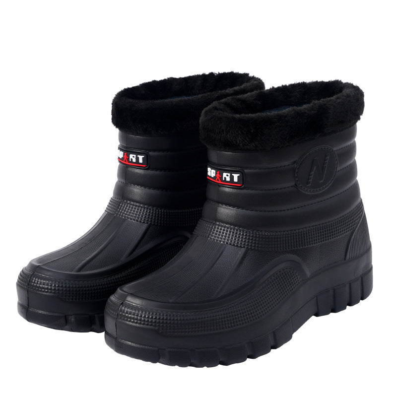 ♥️♥️【Nový produkt】Teplé, voděodolné, bavlněné outdoorové boty a sněhule vyteplené fleecem