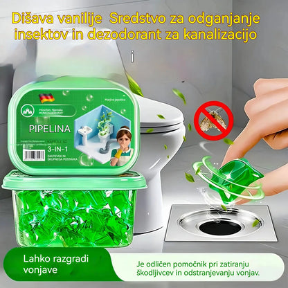 3 škatle (150 kapsul) za samo 24€ – 🔥🎉 Razprodano! 30.000 ljudi je že kupilo 🎉. Bioencimske kapsule za odstranjevanje vonjav iz kanalizacije.
