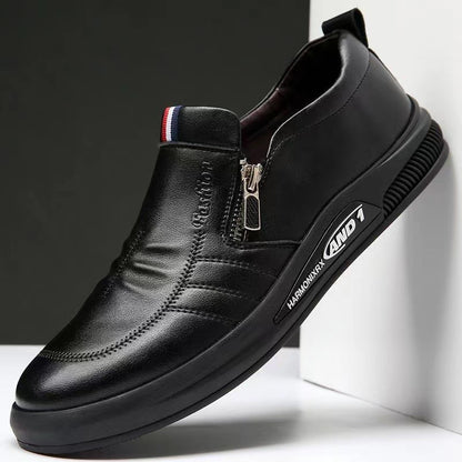 👞（buty męskie）【39-44】 2025 nowe buty biznesowe na co dzień, miękka podeszwa i miękka skóra, wygodne i mocne