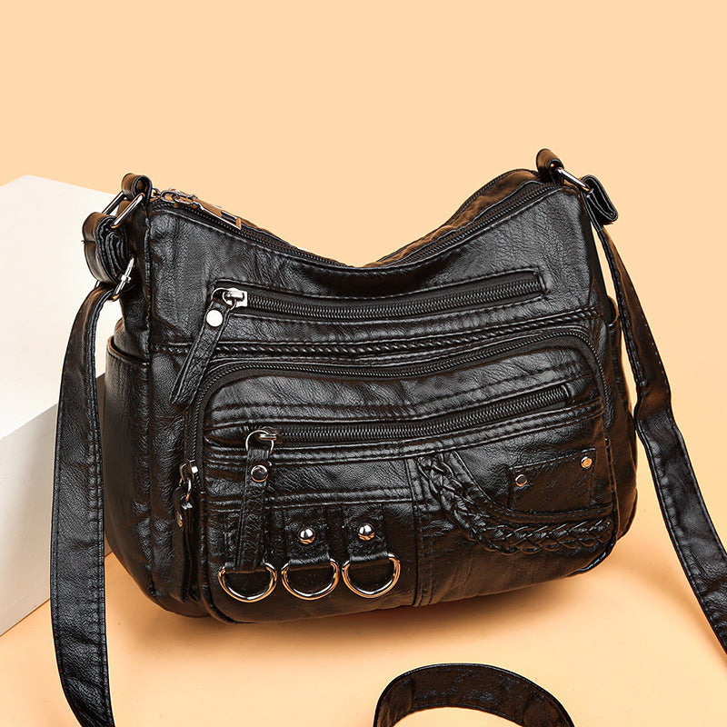 💥👜Nová velkoobjemová měkká kožená taška přes rameno/crossbody pro rok 2025