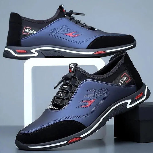 👞Zračni usnjeni poslovni čevlji za moške ✅ proti smradu ✅ mehak usnjen podplat ✅ modni in univerzalni