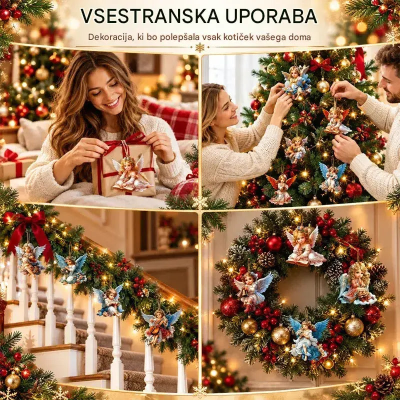 🎄【24 kosov】👼Obesek Viktorijin angel