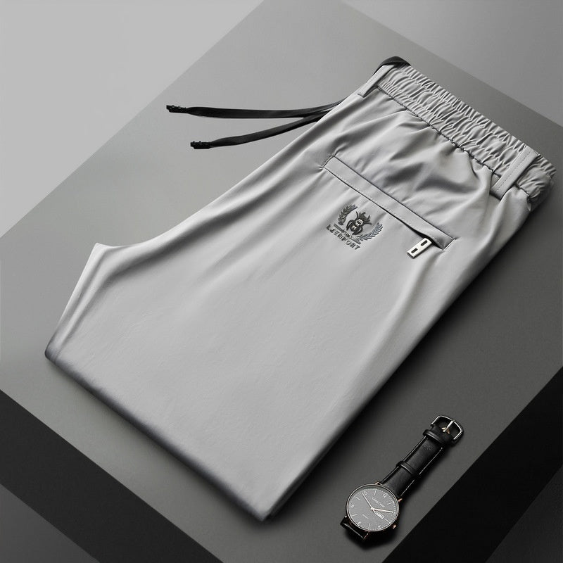 【40-115kg】🔥Nove raztegljive svilene hlače iz ledu za pomlad in poletje 2025