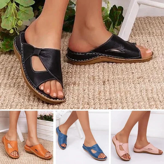 🔥【35-43】👡Új divatos, lezser és kényelmes puha talpú strandpapucs nőknek