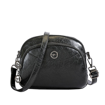 👜【Vrhunski material iz pravega usnja】Elegantna torba za čez ramo za ženske