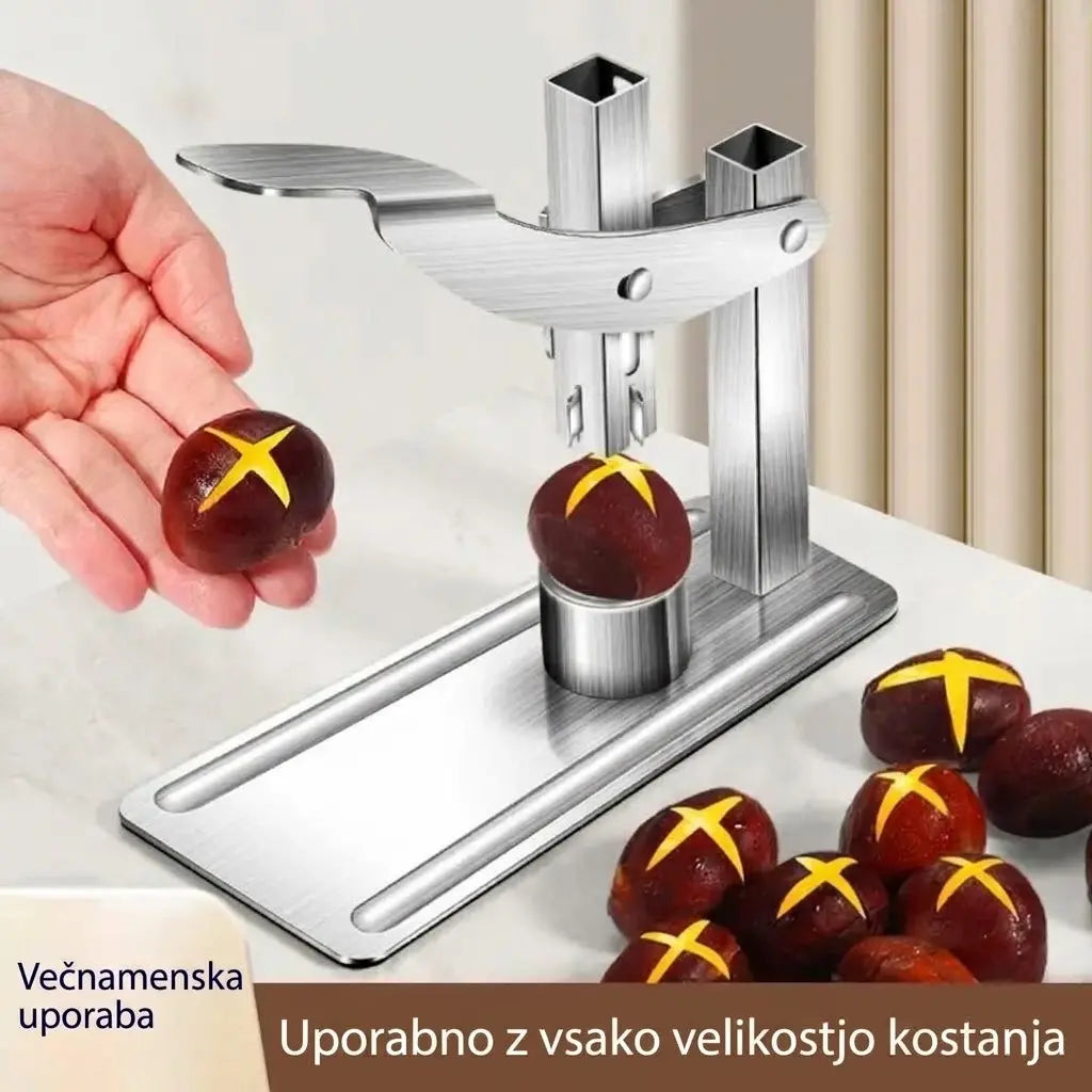 🥜💪 Klešče za lomljenje oreščkov z ročajem – iz nerjavečega jekla, pripravljene za takojšnjo uporabo
