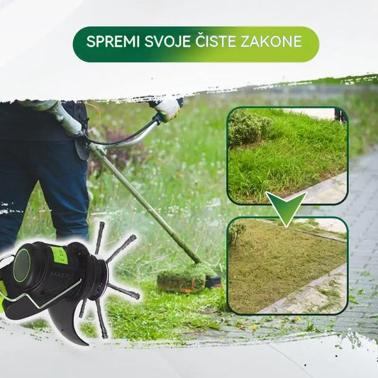 🔥✨【Kupite 1, dobite 1 gratis: 2 kosa】🔥 Zamenljiva rezalna glava za kosilnico/obrezovalnik grmovja - Jeklena rezalna glava za košnjo trave 🌿✂️⚙️