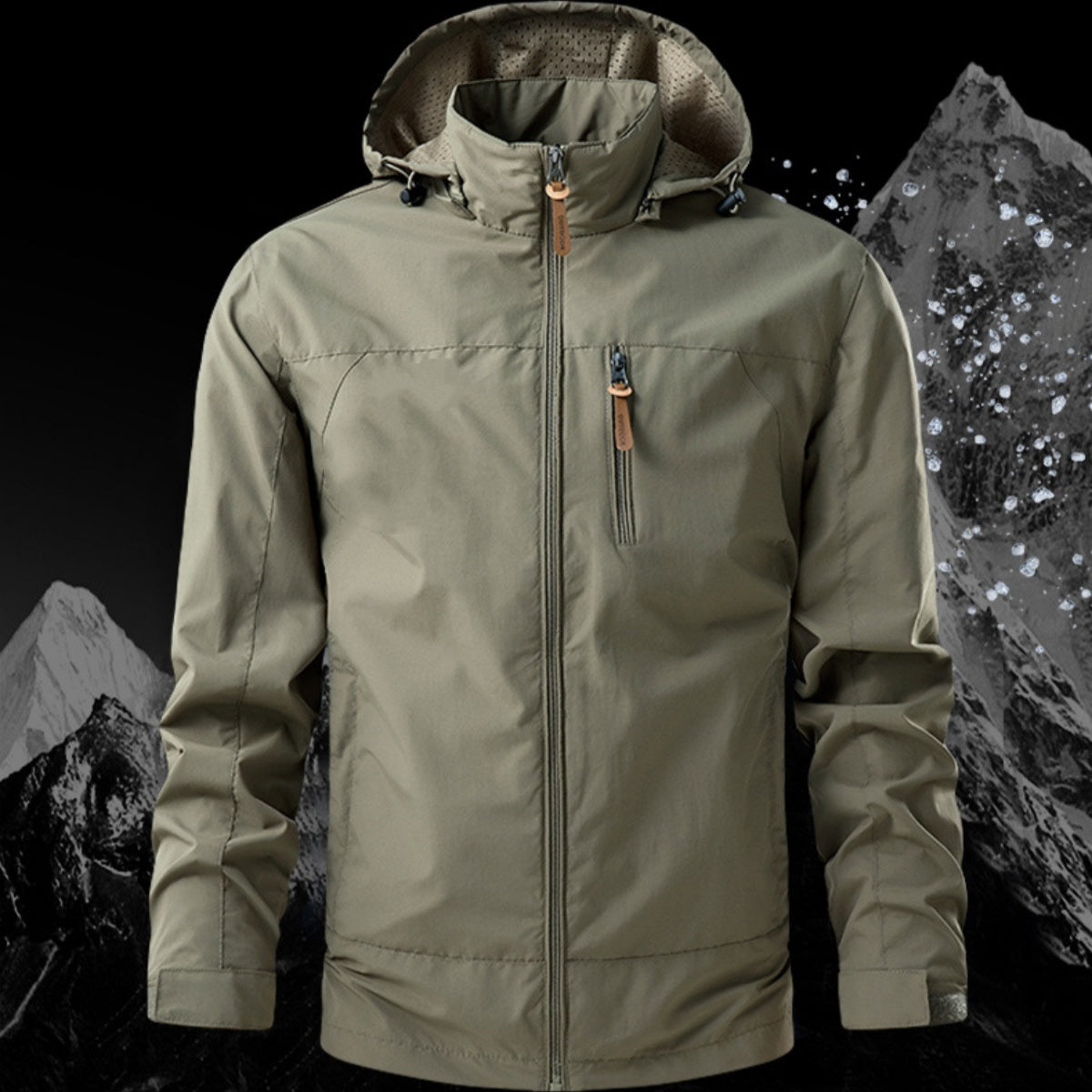 💥【M-5XL】 Vonkajšie oblečenie s kapucňou odolné voči dažďu a slnku Voľná príležitostná vetrovka