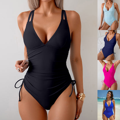 🏖️👙Vitke ženske enodelne kopalke! Prvovrsten kos za morje, bazen in fotografiranje