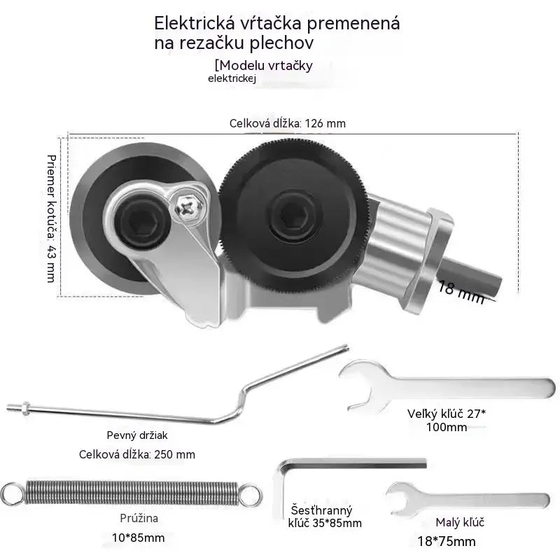 🔧 Nastavek za električni vrtalnik 🔩 Spremenite svoj električni vrtalnik v orodje za rezanje.