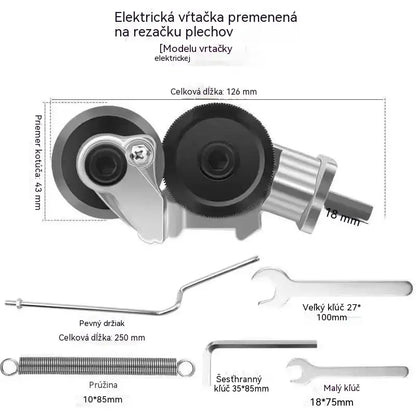 🔧 Nastavek za električni vrtalnik 🔩 Spremenite svoj električni vrtalnik v orodje za rezanje.