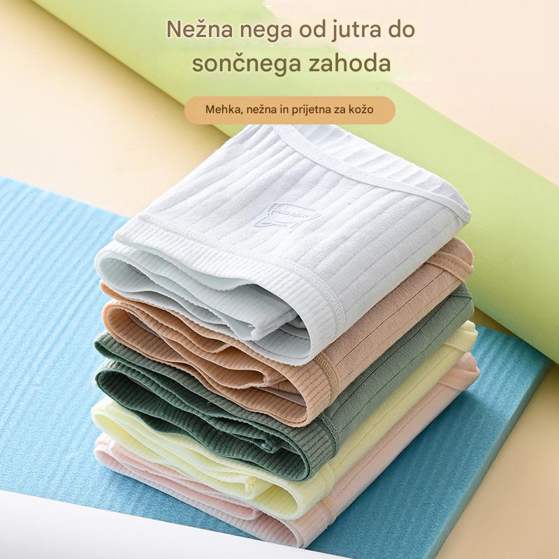 ✨️🩲 (7 kosov) Preprosto in napredno žensko antibakterijsko spodnje perilo z visokim pasom, primerno za ženske s telesno težo 35–100 kg