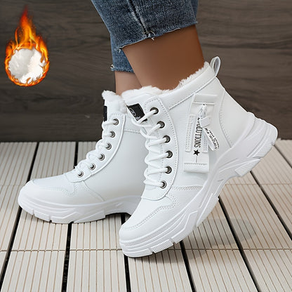 🔥【Połowa ceny】🥰【Rozmiary 35-45】Damskie zimowe buty śnieżne z bocznym zamkiem błyskawicznym
