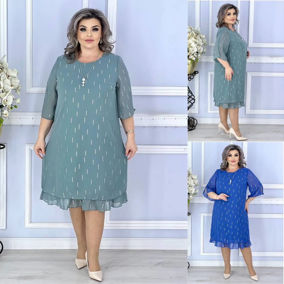 🎁🔥2026-ös új stílus💖【S~5XL】Elegáns és divatos ruha