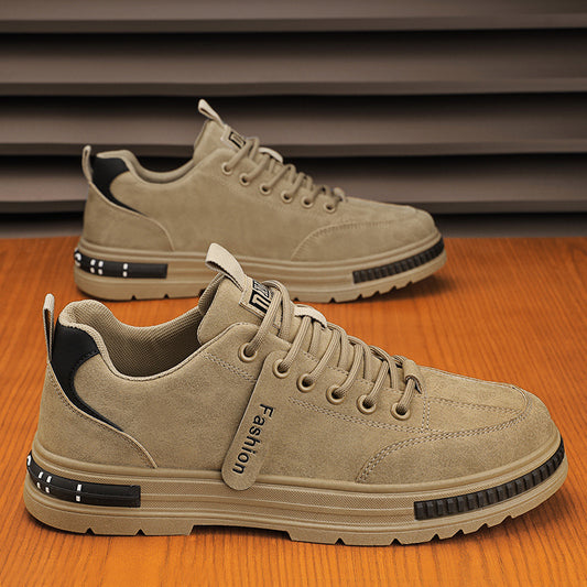 【39-44】2024 Jesienne męskie sneakersy Casual z miękkiej skóry