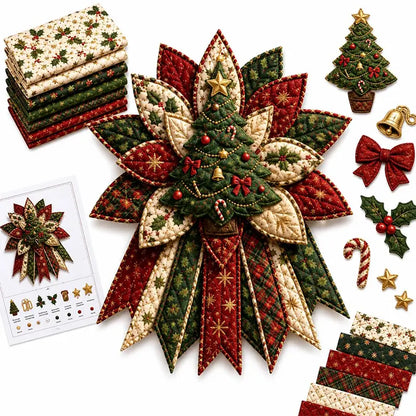🎇🎄Komplet za šivanje prešitih božičnih obešalnikov za vrata (7 modelov)